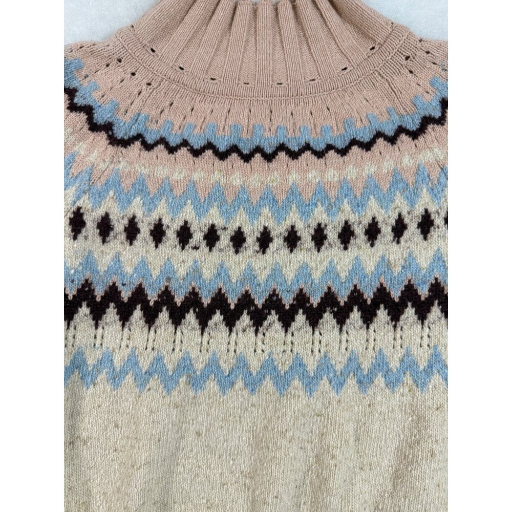 Women's Patterned Sweater - Multicolor - Picture 2 of 10
